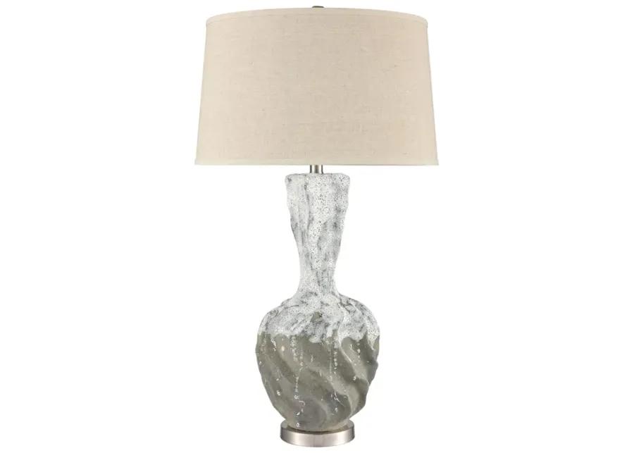 Bartlet Fields 34" High 1-Light Table Lamp - White