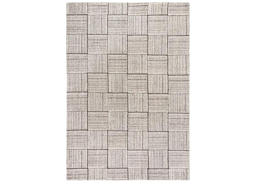 Taylor Gray/Natural  Wool 5' x 7'6" Rectangle Rug