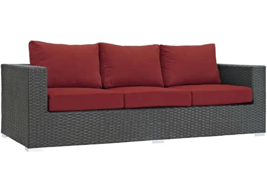 Sojourn 3 Piece Outdoor Patio Sunbrella® Sectional Set