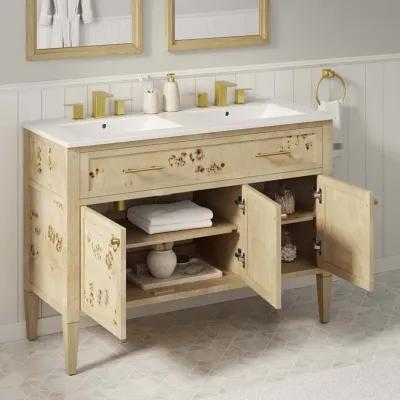 Elysian 48" Double Sink Bathroom Vanity