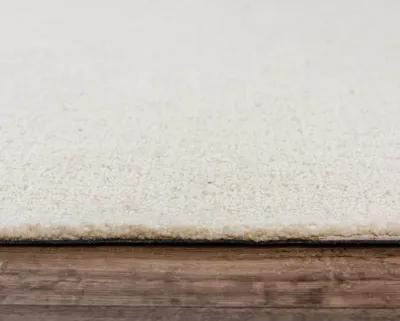 Brindleton Ivory/White Tweed Wool 2'6" x 8' Runner Rug