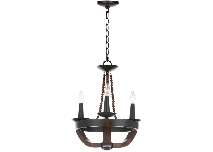 Lucero 17.5" Dia Adjustable Chandelier