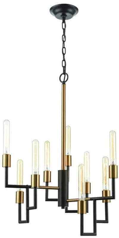 Congruency 23" Wide 9-Light Chandelier - Oil Rubbed Bronze