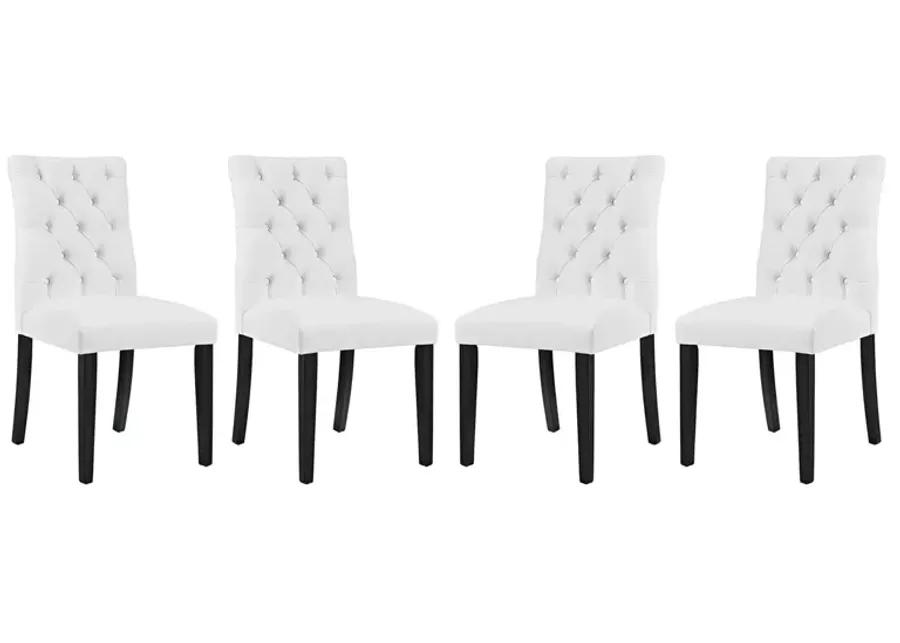 Duchess Dining Chair Vinyl Set of 4