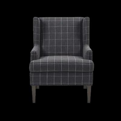 Martha Stewart Decker Charcoal Accent Chair