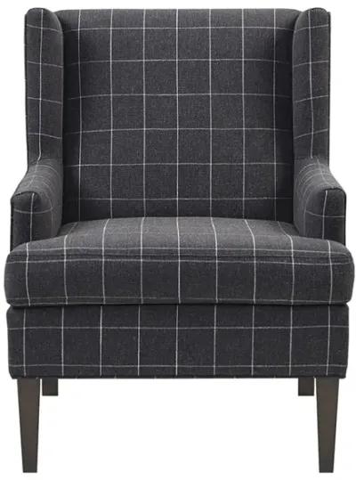 Martha Stewart Decker Charcoal Accent Chair