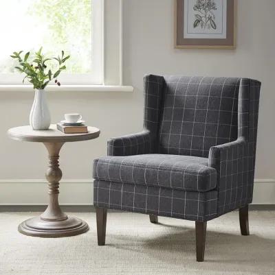 Martha Stewart Decker Charcoal Accent Chair