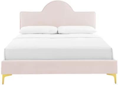 Sunny Performance Velvet Queen Bed