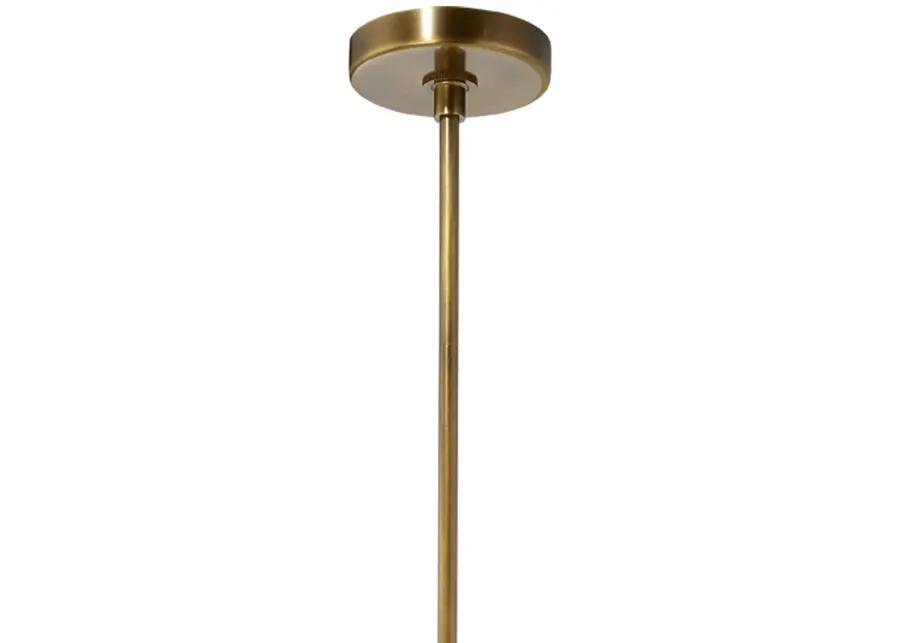 Cambrai Brass & Glass Pendant, Small