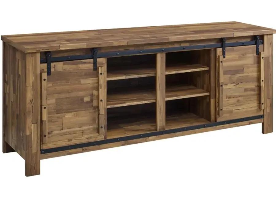 Cheshire Rustic Sliding Door Media Console