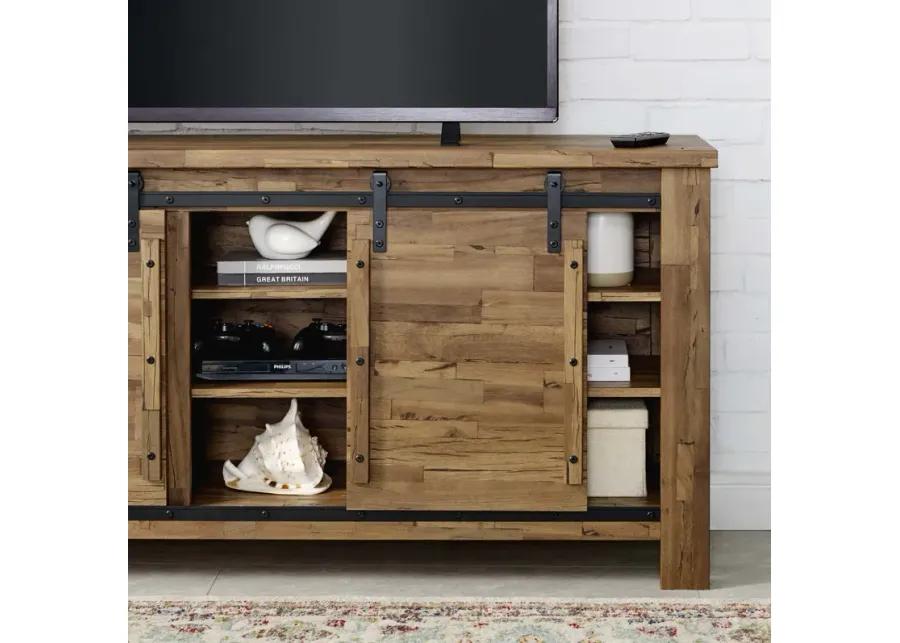 Cheshire Rustic Sliding Door Media Console