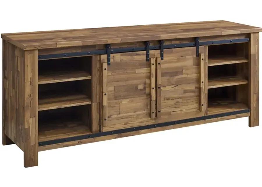 Cheshire Rustic Sliding Door Media Console