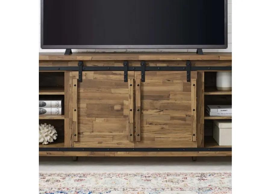 Cheshire Rustic Sliding Door Media Console