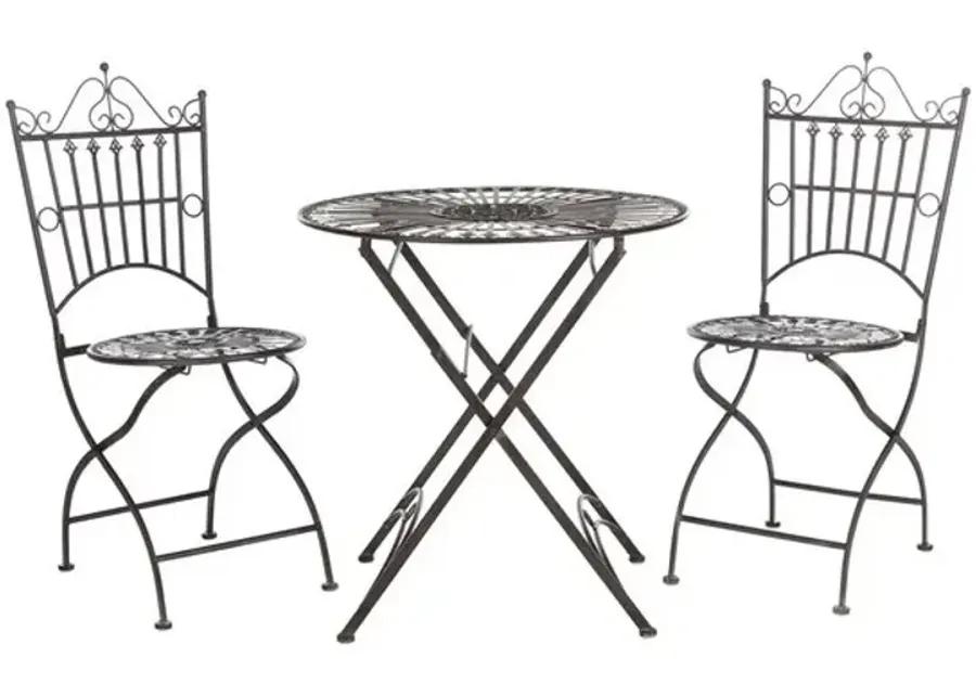 Belen Bistro Set, One Table And Two Chairs