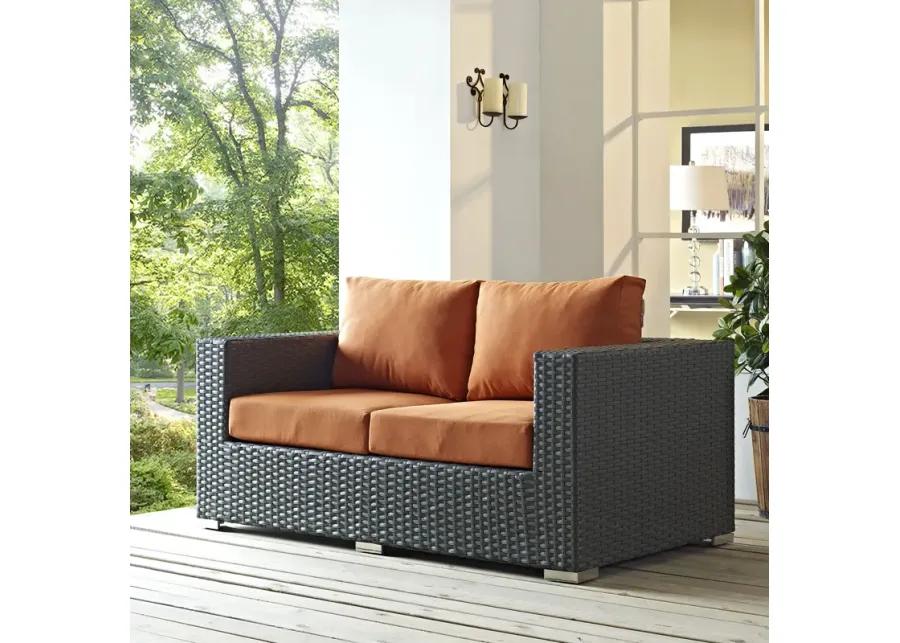 Sojourn Outdoor Sunbrella Loveseat