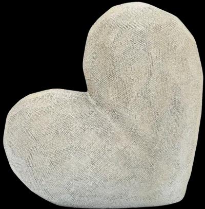 Scratched Heart Decor - Large