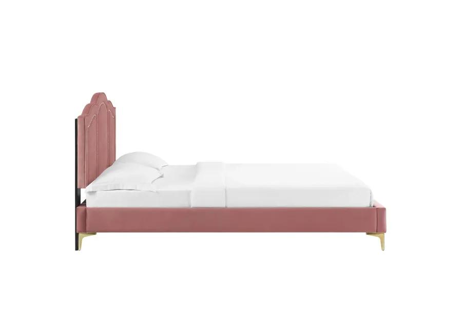 Emerson Performance Velvet King Platform Bed