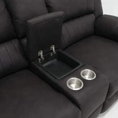 Navaro Reclining Console Loveseat