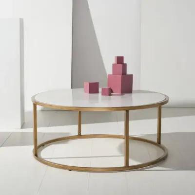 Brynna Round Marble Coffee Table