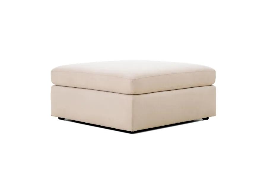 Catarina Cream Ottoman