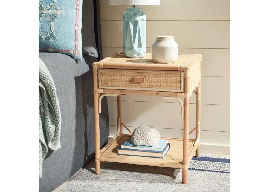 ROYA 1 DRAWER 1 SHELF NIGHTSTAND