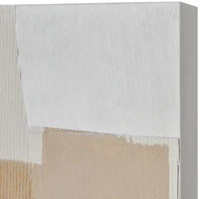 Taupe Abstract Wall Art