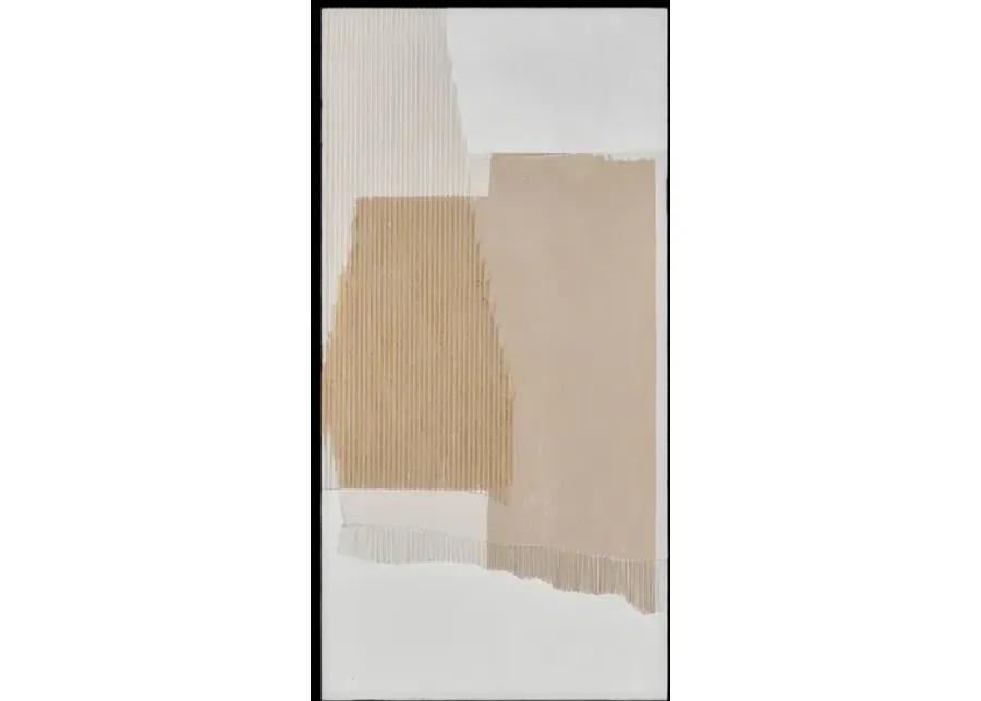 Taupe Abstract Wall Art