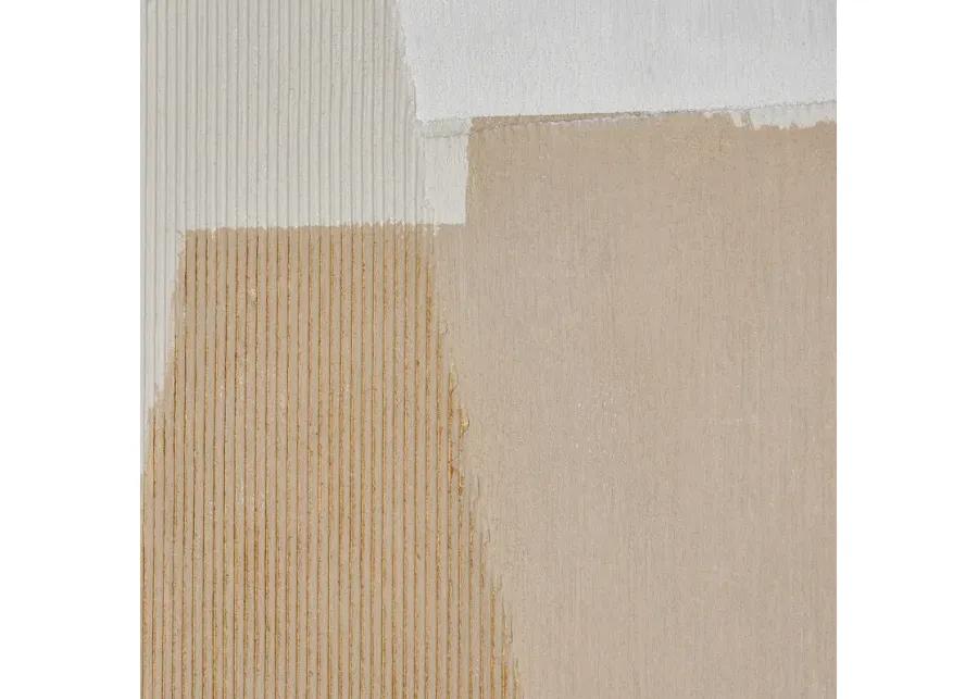 Taupe Abstract Wall Art