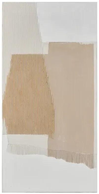 Taupe Abstract Wall Art