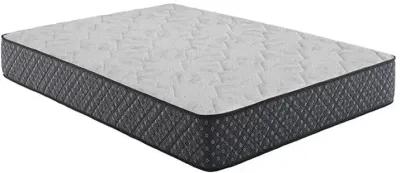 Aspen 12.25" Full Mattress White and Black