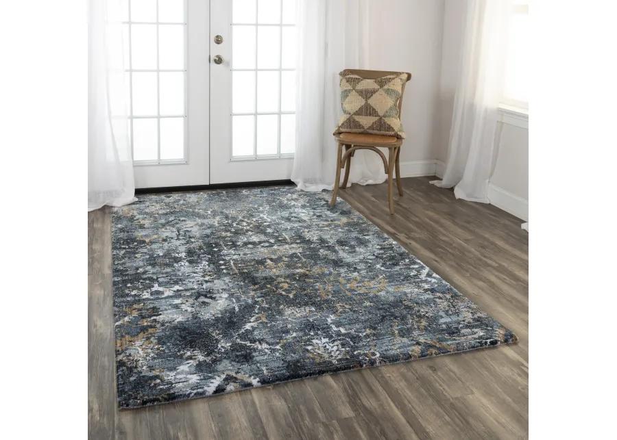 Elite Charcoal  Recycled Polyester 10' x 13' Rectangle Rug