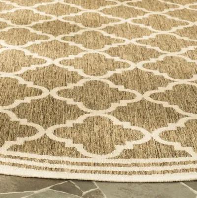 Safavieh BEACH HOUSE Collection BHS121D-6R Beige / Cream 6'-7" X 6'-7" Round