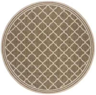 Safavieh BEACH HOUSE Collection BHS121D-6R Beige / Cream 6'-7" X 6'-7" Round