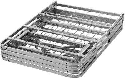 Horizon Queen Stainless Steel Bed Frame