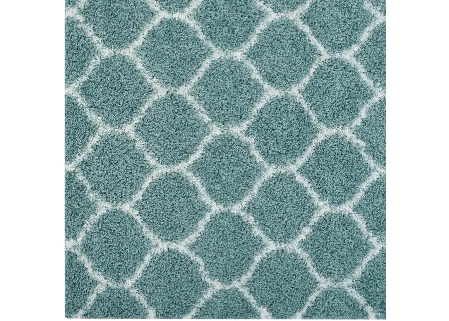 Solvea Moroccan Trellis 5x8 Shag Area Rug