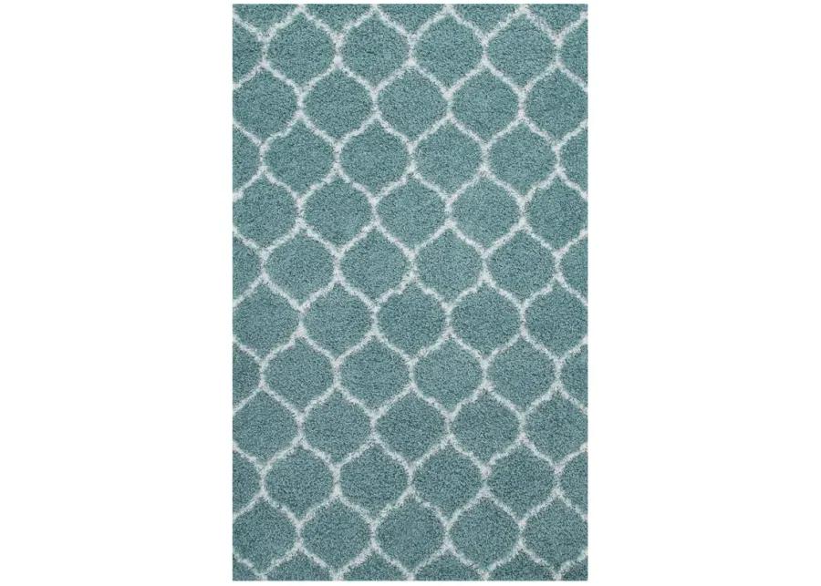 Solvea Moroccan Trellis 5x8 Shag Area Rug