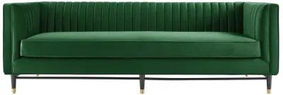 Devote Channel Tufted Performance Velvet Sofa