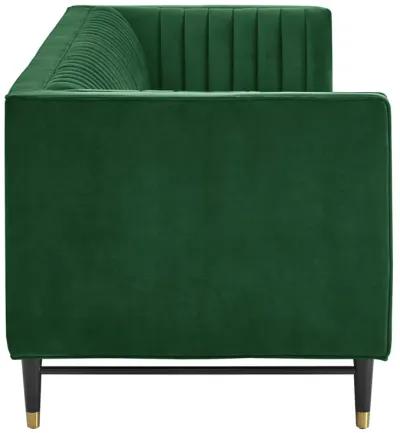 Devote Channel Tufted Performance Velvet Sofa