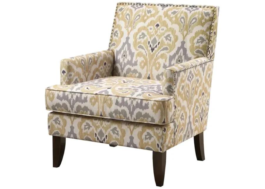 Madison Park Colton Grey Multi Track Arm Club Chair