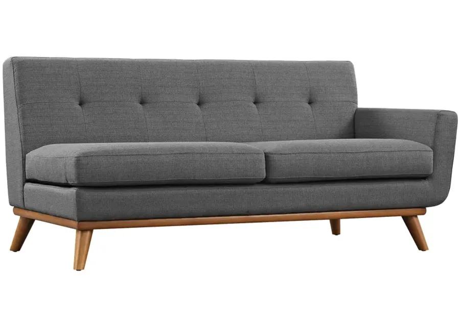 Engage Right-Arm Upholstered Fabric Loveseat