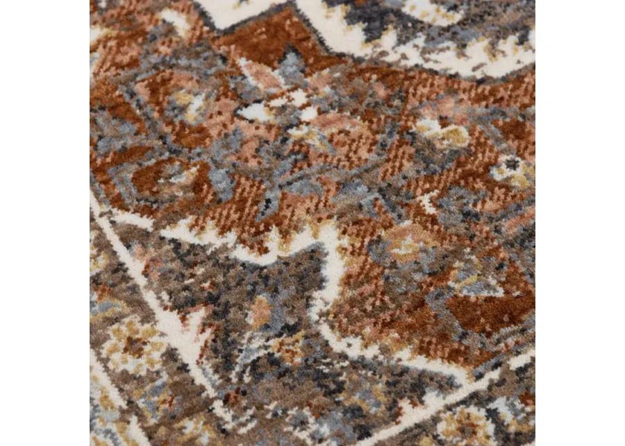 Jasper Terracotta/Multi Persian/Classic Recycled Polyester 10' x 13' Rectangle Rug