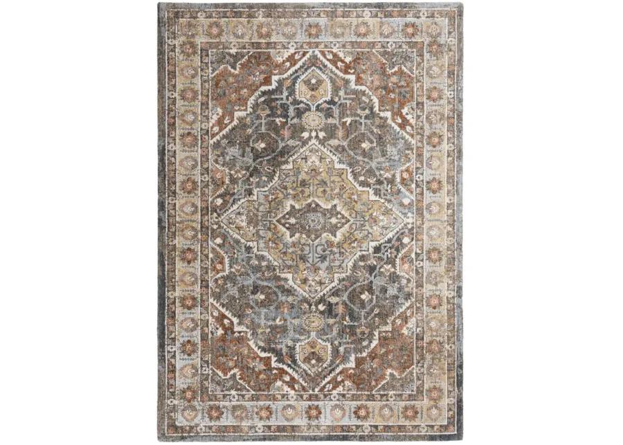 Jasper Terracotta/Multi Persian/Classic Recycled Polyester 10' x 13' Rectangle Rug