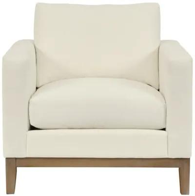 Donna 35" Upholstered Accent Chair in Sugar