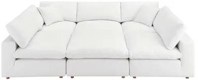 Commix Down Filled Overstuffed 6-Piece Sectional 