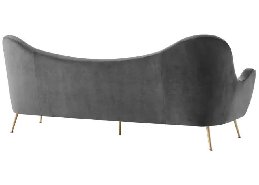 Cheshire Channel Tufted Performance Velvet Sofa