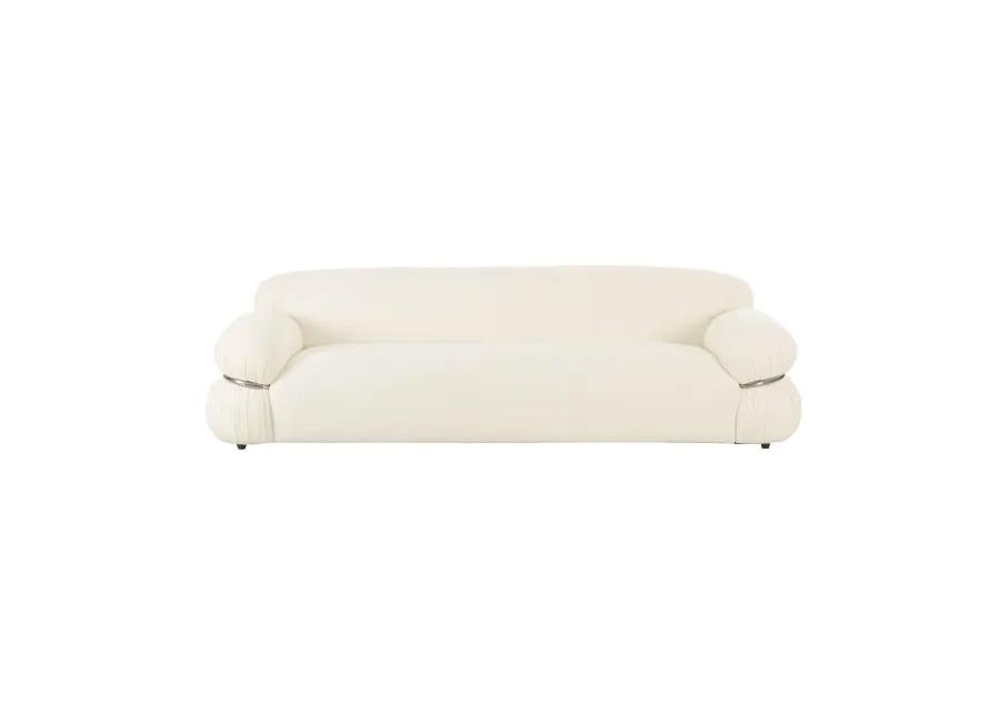 Leyla Cream Boucle Sofa