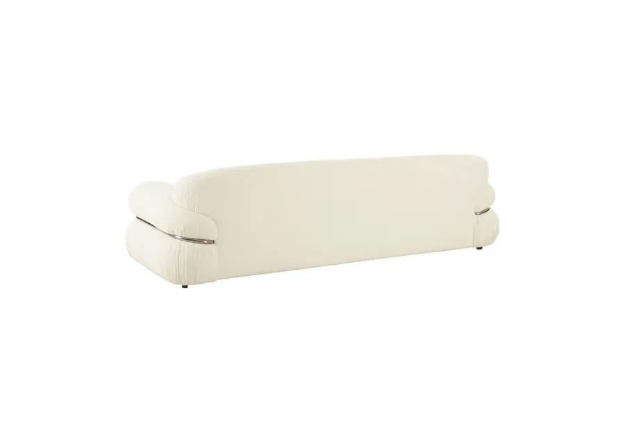 Leyla Cream Boucle Sofa