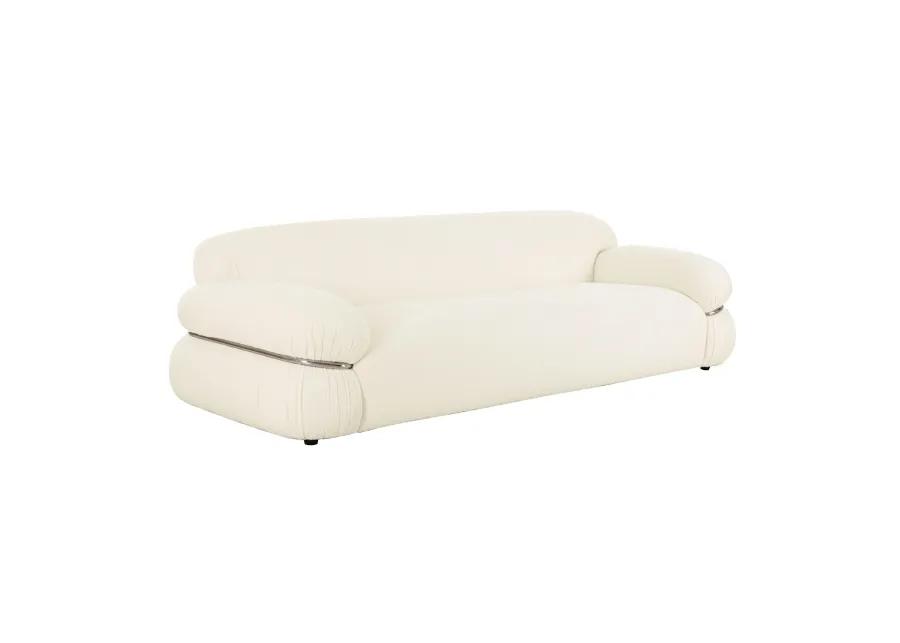 Leyla Cream Boucle Sofa