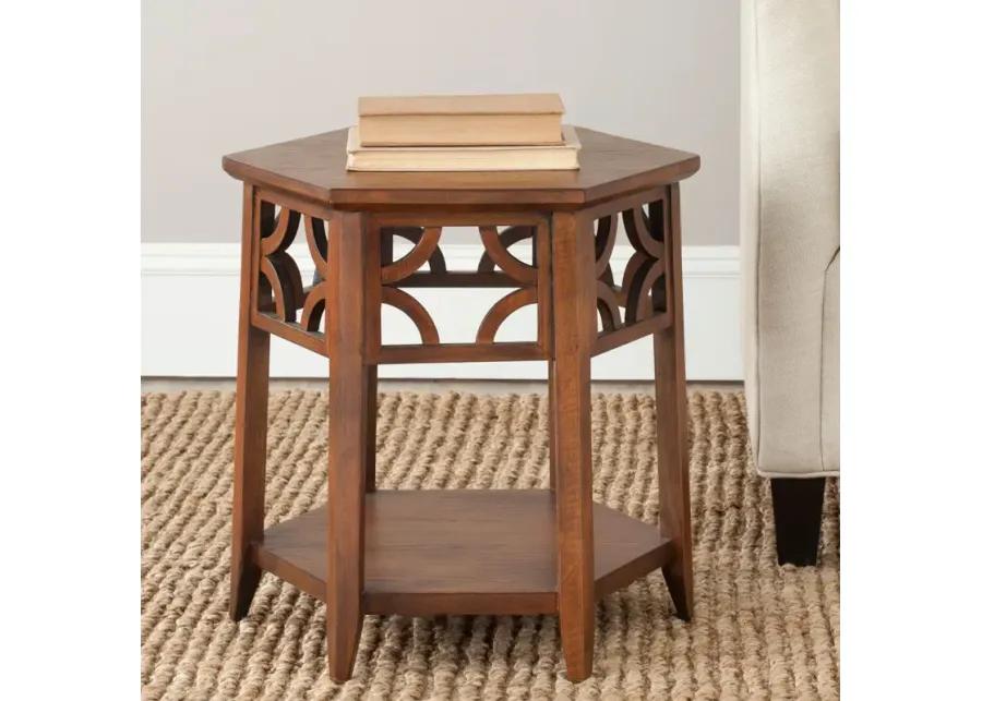 CONNR HEXAGON END TABLE 