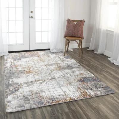 Westchester Ivory/Multi  Polypropylene/Polyester 5'3" x 7'6" Rectangle Rug